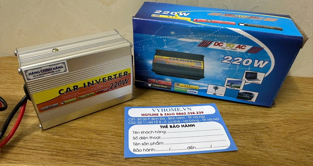 Bộ Kích Nguồn 12V Lên 220V Sin Chuẩn